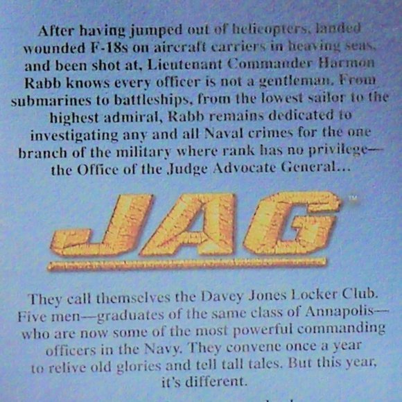 JAG The Novel by Robert Tine - Picture 4 of 8
